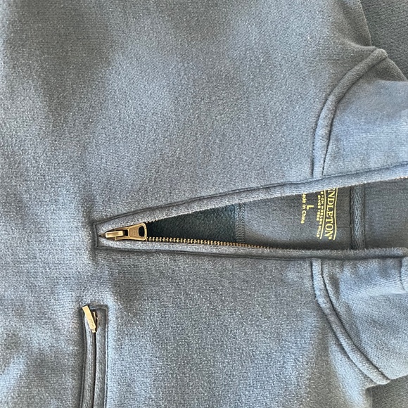 Pendleton blue pullover quarter zip - Picture 5 of 5